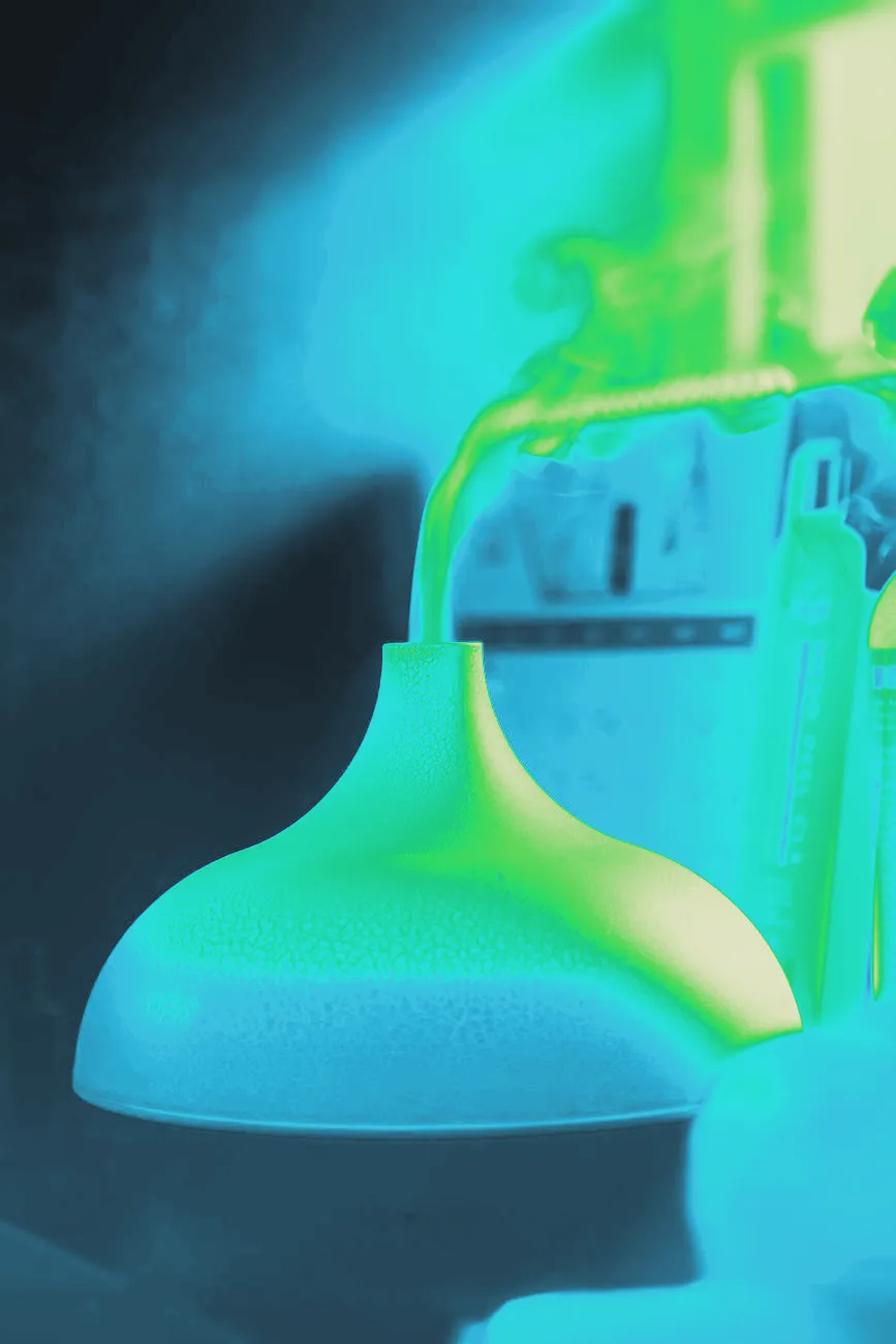 A soft mist of steam rising from a humidifier