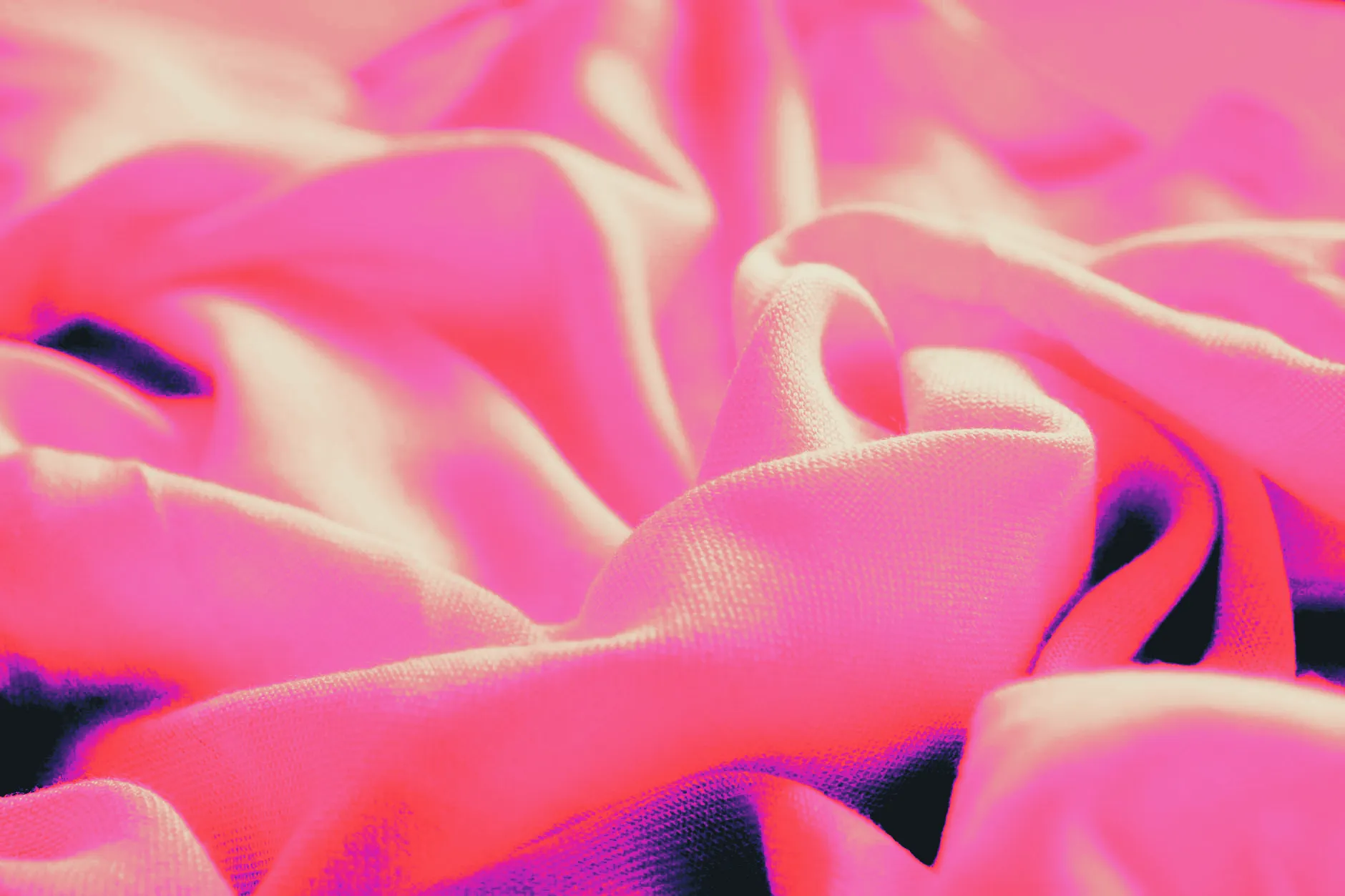 Soft cotton texture in pastel tones, close up